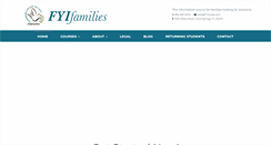 Desktop Screenshot of fyifamilies.com