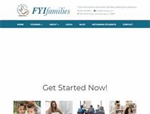 Tablet Screenshot of fyifamilies.com